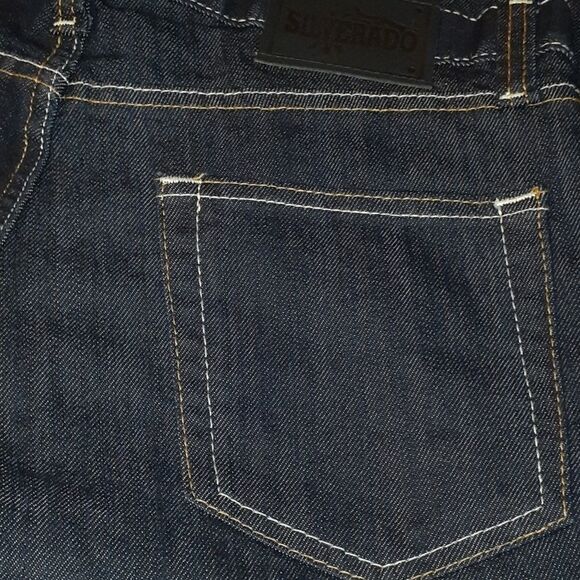 Mens Silverado Straight Leg‎ Plain Pocket Jeans 32 - Picture 7 of 9